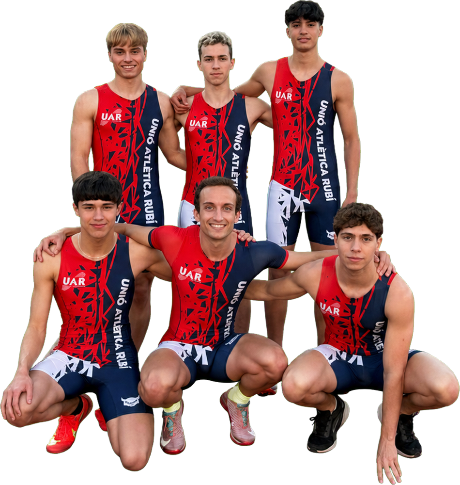 Grupo masculino de la Unió Atlètica Rubí