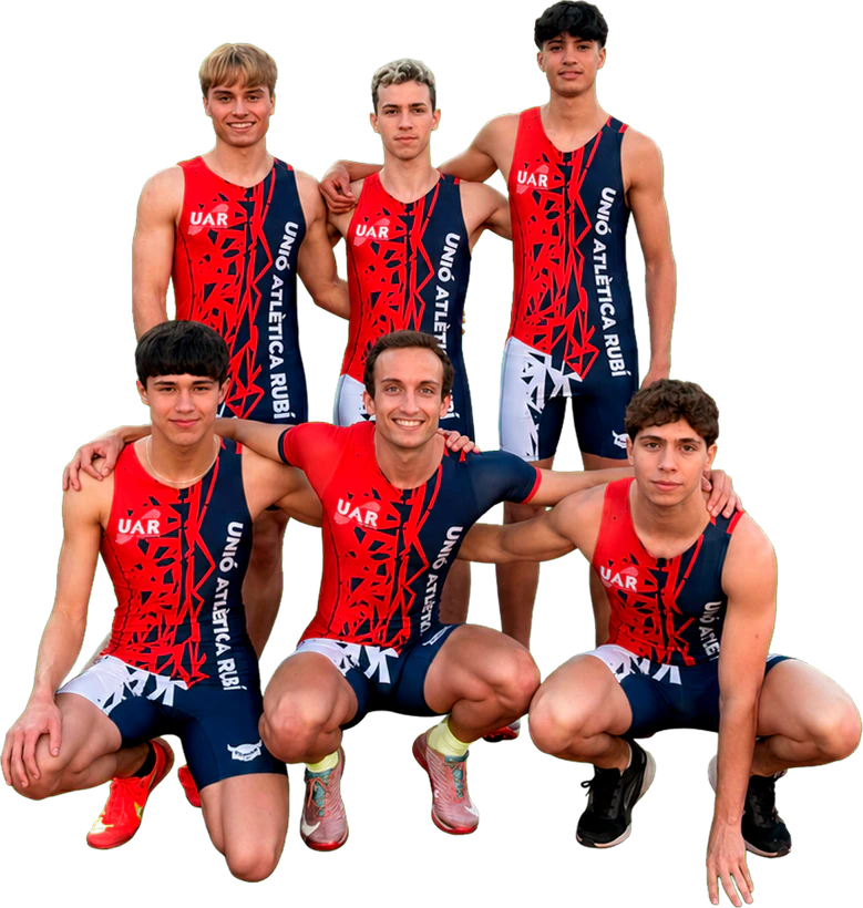 Grup masculí de la Unió Atlètica Rubí