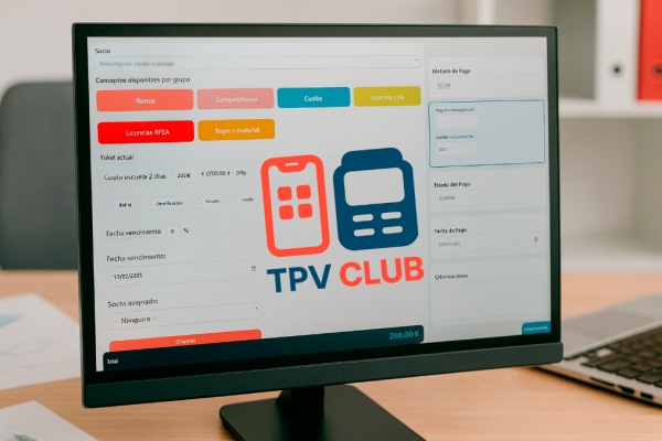 Softwate TPV gestión de socios para entidades deportivas y clubes de atletismo