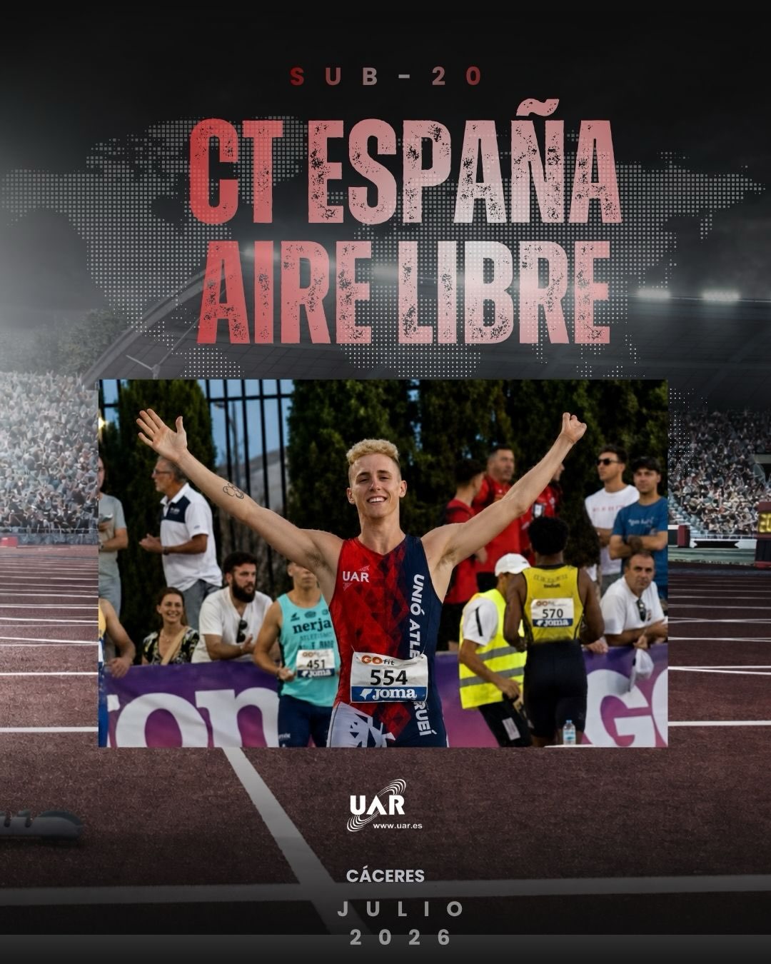 Ian Martínez, quart d’Espanya sub-20 en els 100 metres