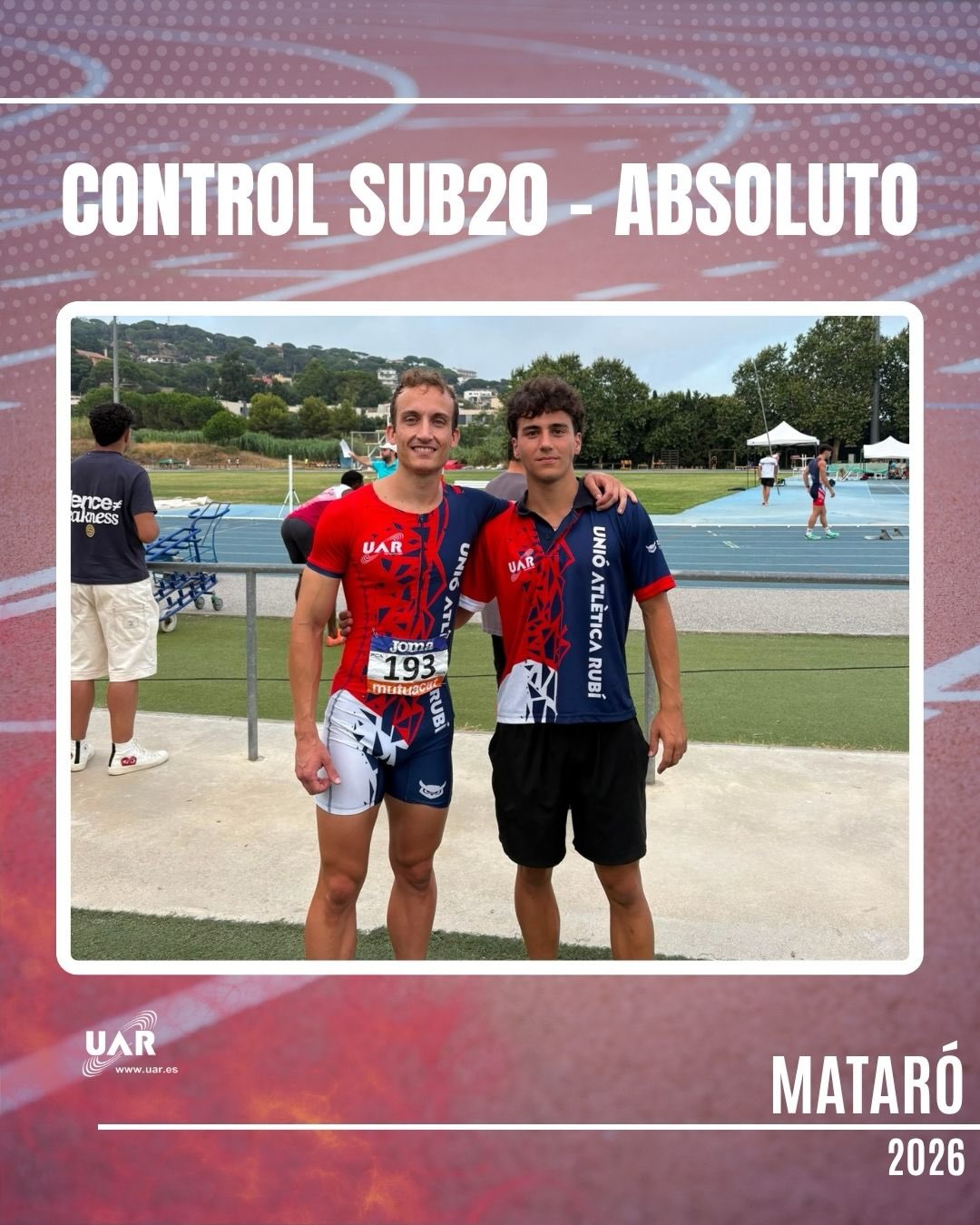 Javier Delgado, récord de Rubí de 400 metros vallas