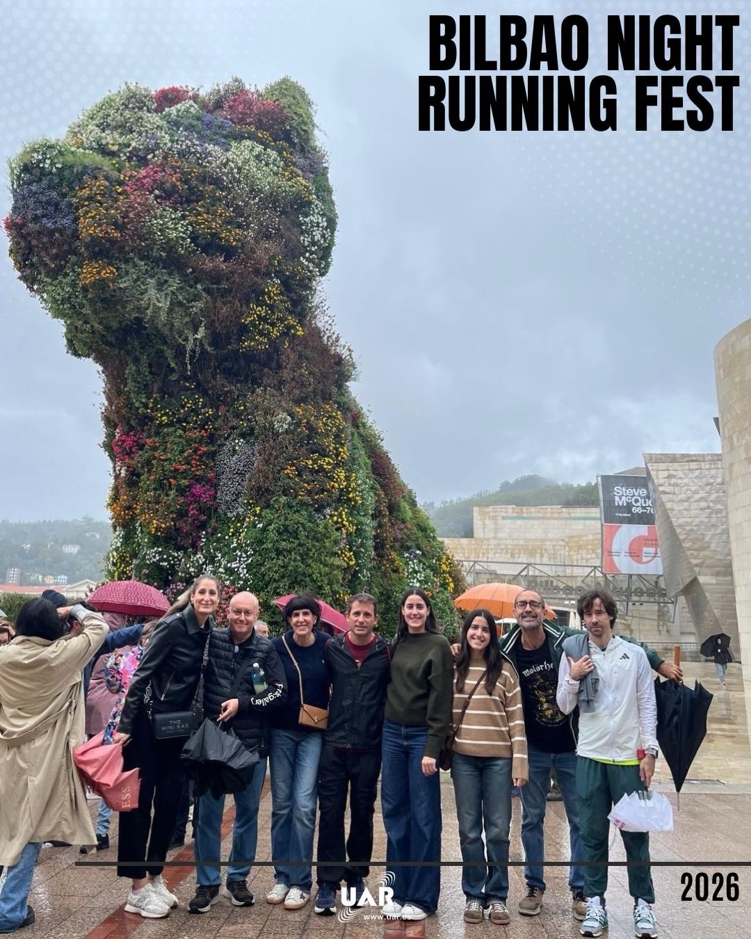 Grup de la UAR a Bilbao amb motiu del Bilbao Night Running Fest 2026